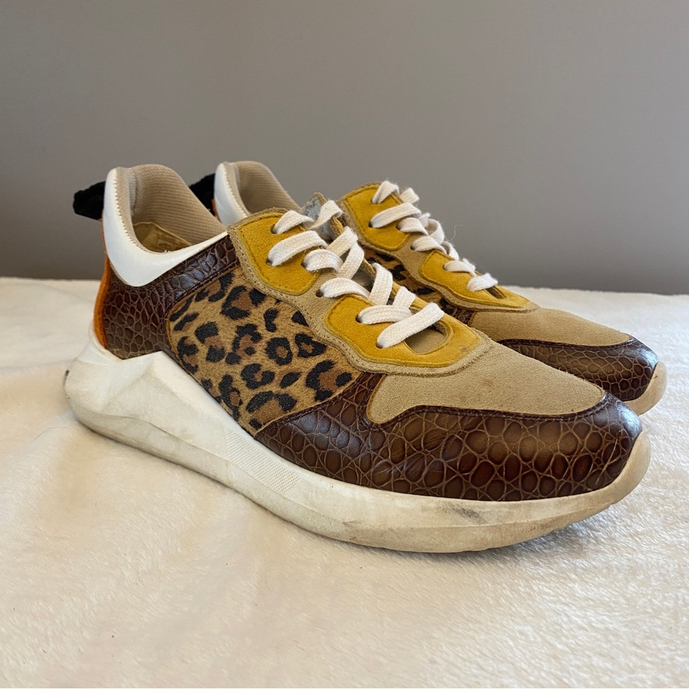 Anthropologie Animal Print Sneakers